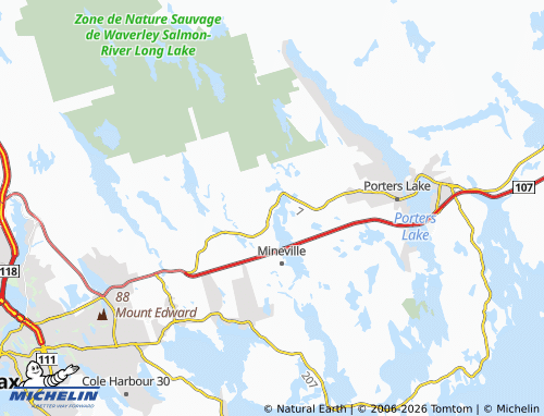 Mappa MICHELIN Lake Echo - ViaMichelin