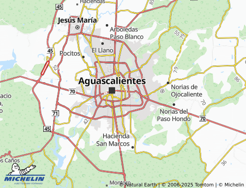 MICHELIN Villas de Cristal map - ViaMichelin