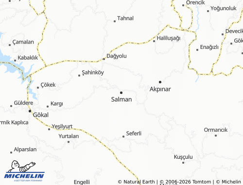 MICHELIN Salman map - ViaMichelin