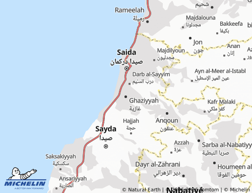 Mapa MICHELIN Ghaziyyah - ViaMichelin