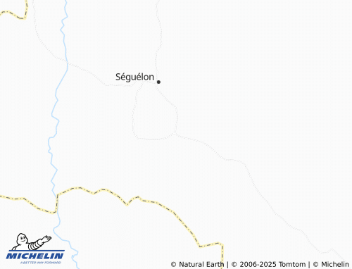 MICHELIN Sienso-Koroni map - ViaMichelin