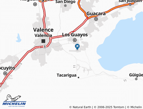 MICHELIN Flor Amarilla map - ViaMichelin