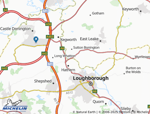 Mappa MICHELIN Normanton-on-Soar - ViaMichelin
