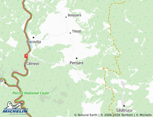 Mapa MICHELIN Perișani - ViaMichelin