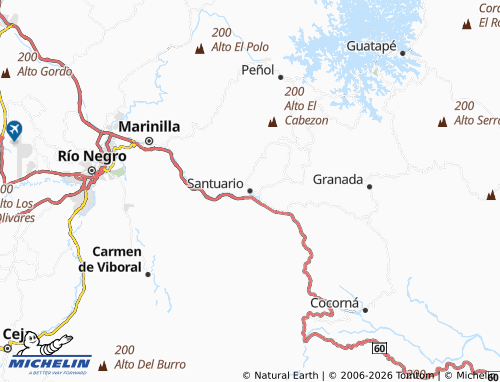 Carte MICHELIN Santuario - ViaMichelin