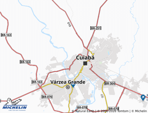 Mapa MICHELIN Ribeirão da Ponte - ViaMichelin