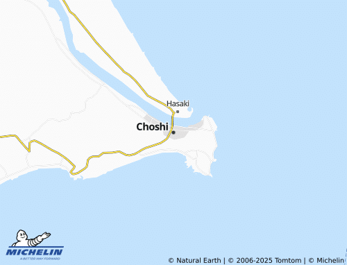 MICHELIN Choshi map - ViaMichelin