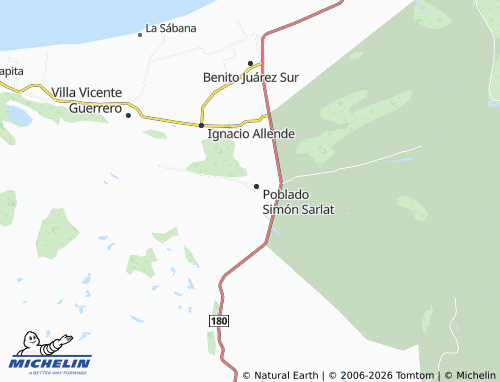 Mappa MICHELIN Nueva Esperanza Simón Sarlat - ViaMichelin