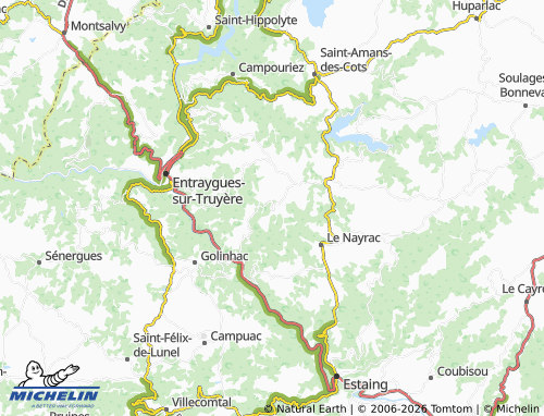 Mapa MICHELIN Florentin-la-Capelle - ViaMichelin