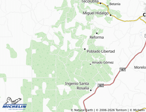 MICHELIN Arena Sexta Sección map - ViaMichelin