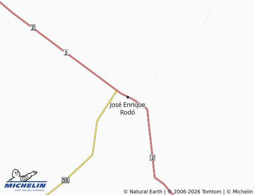 MICHELIN Jose Enrique Rodo map - ViaMichelin