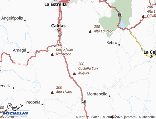 Carte MICHELIN El 60 - ViaMichelin