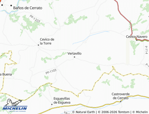 MICHELIN Vertavillo map - ViaMichelin