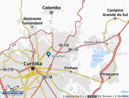 Mapa MICHELIN Atuba - ViaMichelin