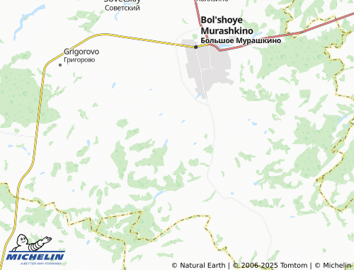 MICHELIN Vershinino map - ViaMichelin