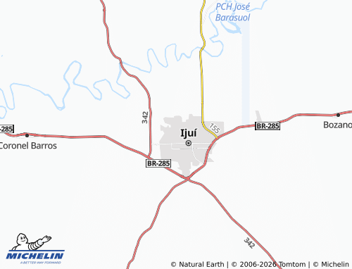 Mapa MICHELIN Elizabeth - ViaMichelin