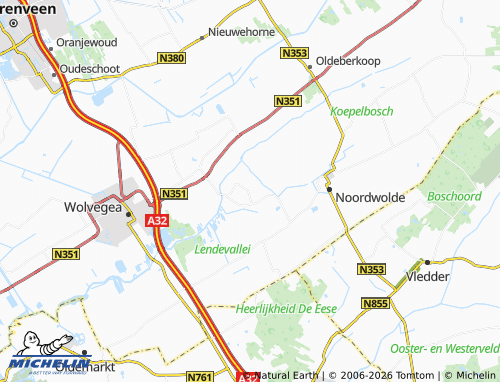 Kaart MICHELIN De Hoeve - ViaMichelin