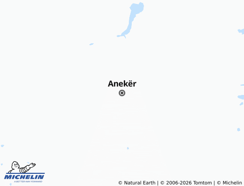 MICHELIN-Landkarte Anekër - ViaMichelin