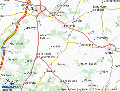 Mappa MICHELIN Sainte-Même - ViaMichelin