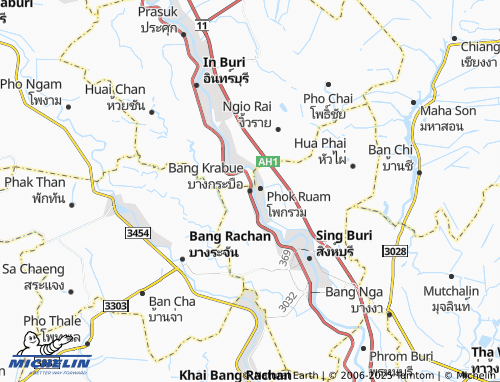 MICHELIN Bang Krabue map - ViaMichelin