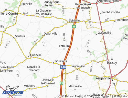 Carte MICHELIN Léthuin - ViaMichelin
