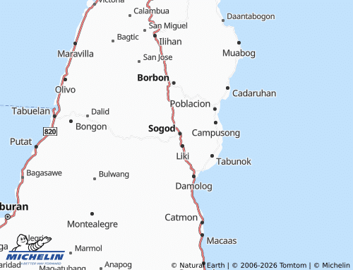 MICHELIN Dakit map - ViaMichelin