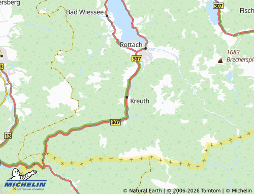 MICHELIN Kreuth map - ViaMichelin
