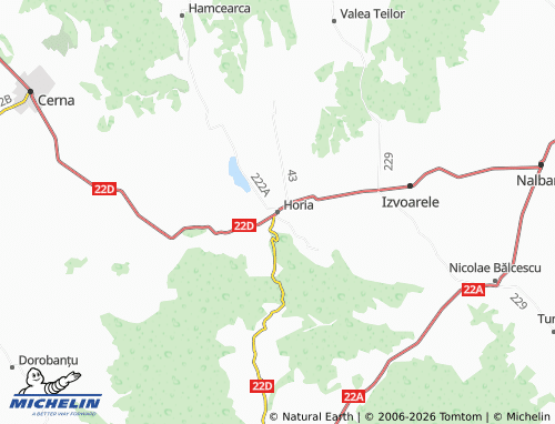 Mapa MICHELIN Horia - ViaMichelin
