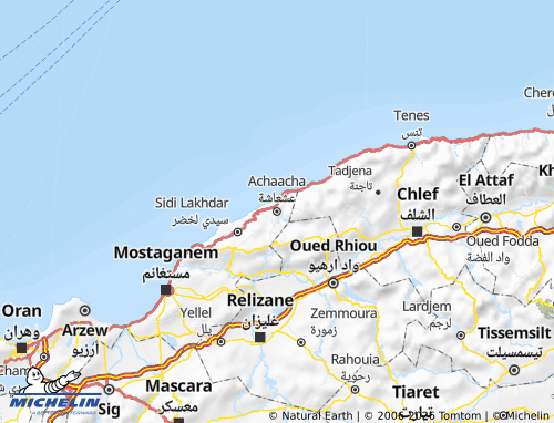 Carte MICHELIN Achaacha - ViaMichelin
