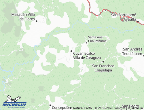 MICHELIN Tenene map - ViaMichelin