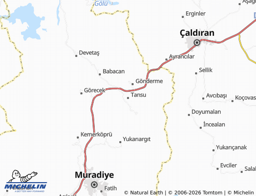 MICHELIN-Landkarte Tansu - ViaMichelin