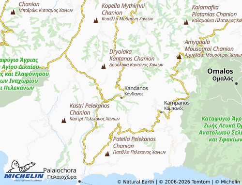 Carte MICHELIN Lofos - ViaMichelin