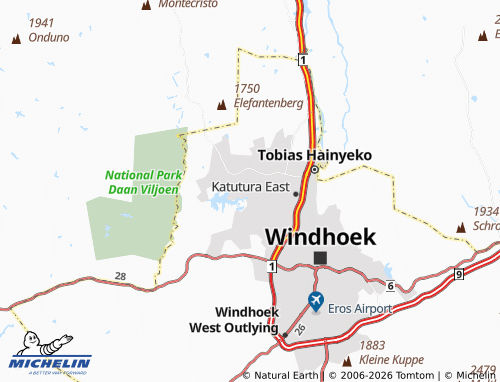 MICHELIN Wanaheda map - ViaMichelin