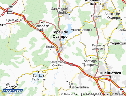 Mappa MICHELIN San Mateo Primera Sección - ViaMichelin