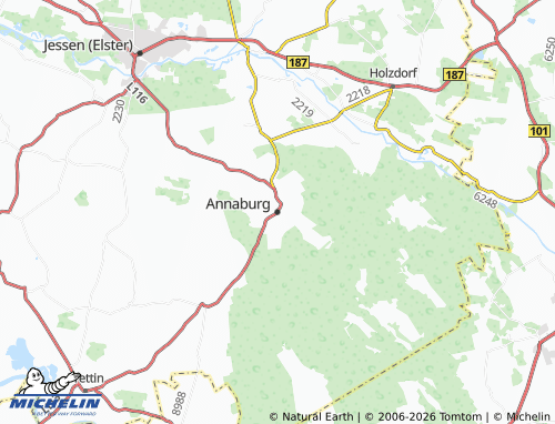 MICHELIN Annaburg map - ViaMichelin