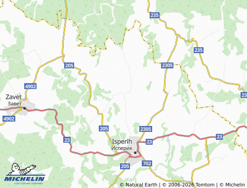 Kaart MICHELIN Vazovo - ViaMichelin
