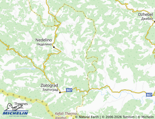 MICHELIN Krayna map - ViaMichelin