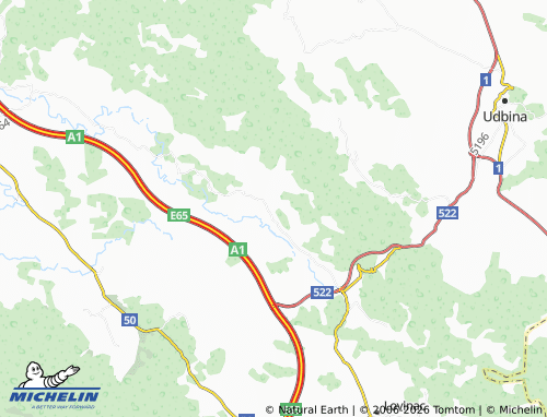 Mappa MICHELIN Đakovići - ViaMichelin