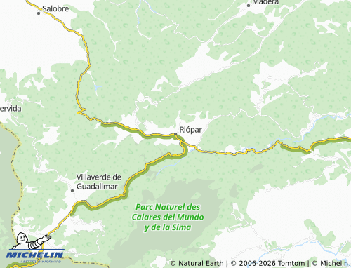 MICHELIN Riópar map - ViaMichelin