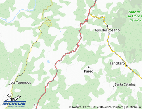 Mapa MICHELIN La Angostura - ViaMichelin