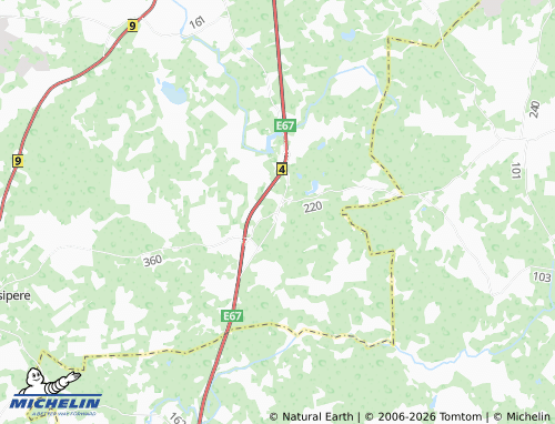 MICHELIN Kernu map - ViaMichelin