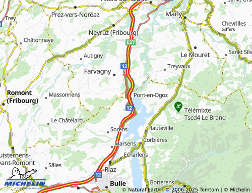 MICHELIN Le Bry map - ViaMichelin