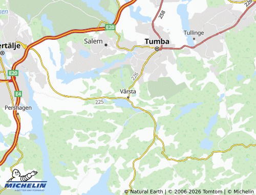 MICHELIN Vårsta map - ViaMichelin