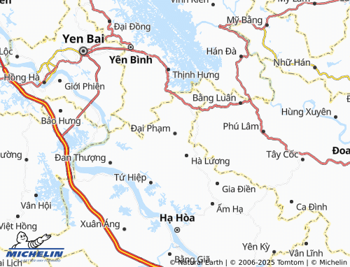 MICHELIN Đại Phạm map - ViaMichelin