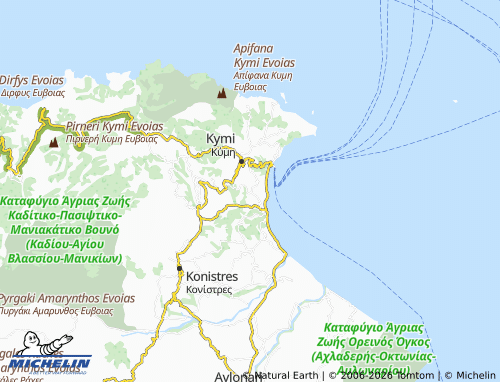 MICHELIN Enoria map - ViaMichelin