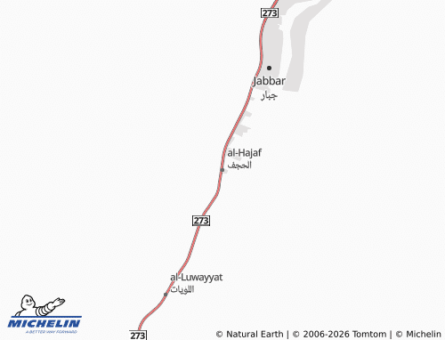 Carte MICHELIN al-Hajaf - ViaMichelin