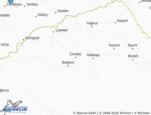 MICHELIN Çanakçı map - ViaMichelin