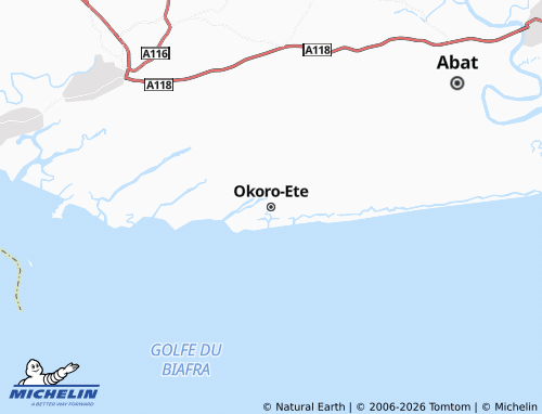 Mappa MICHELIN Okoro-Ete - ViaMichelin