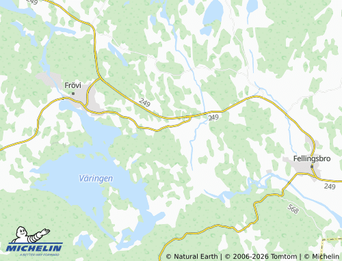 MICHELIN Ullersätter map - ViaMichelin