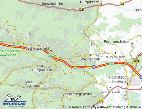 Carte MICHELIN Possenfelden - ViaMichelin